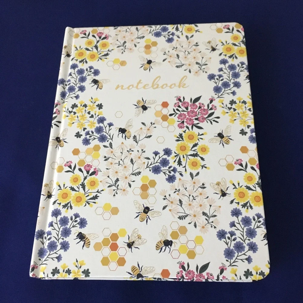 Bumblebee Beehive Flower Notebook
